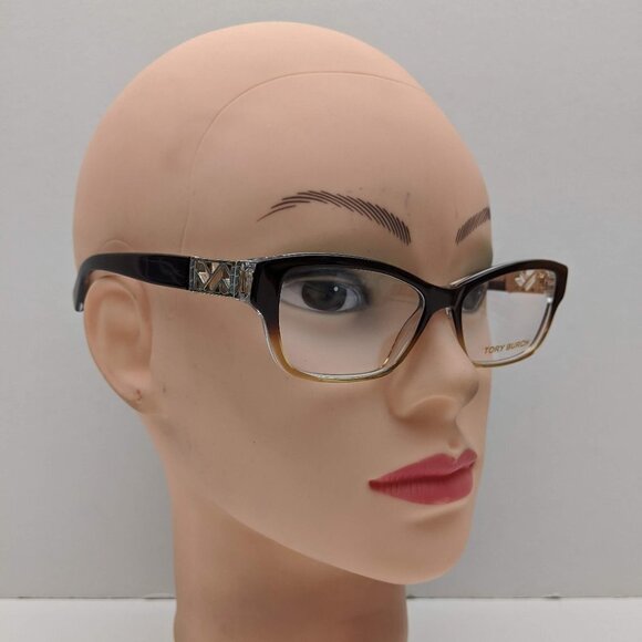 🕶️Tory Burch TY2039 1010 Eyeglasses 53/16 135 /KAA616🕶️ - Picture 5 of 6